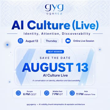Cover Image for AI Culture (Live): Identity, Attention, Discoverability