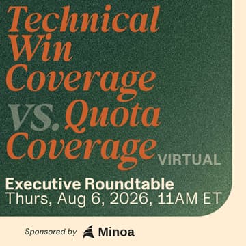Cover Image for Technical Win Coverage vs. Quota Coverage: The Metric SE Leaders Should Actually Run On