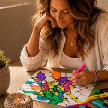 Cover Image for Creative Calm: Guided Drawing Meditation