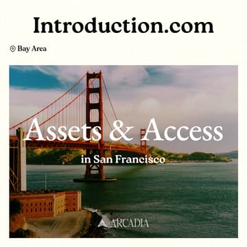 Cover Image for Assets & Access @ Rickhouse Bar SF