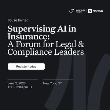 Cover Image for Insurtech Insights: Supervising AI in Insurance - A Forum for Legal & Compliance Leaders