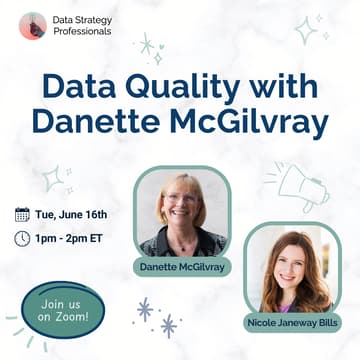 Cover Image for Data Quality with Danette McGilvray