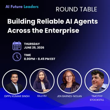 Cover Image for Building Reliable AI Agents Across the Enterprise