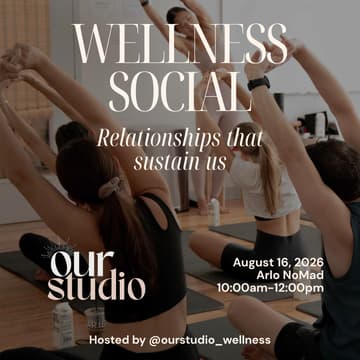 Cover Image for The Wellness Social: Relationships that sustain us