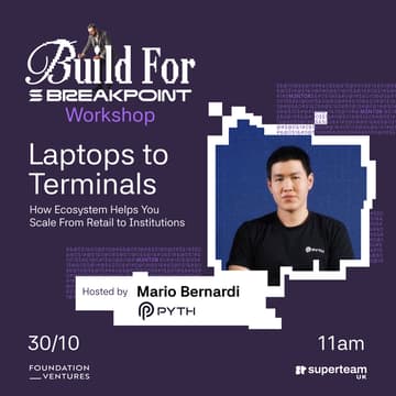 Cover Image for Build For Breakpoint: Laptops to Terminals - How Ecosystem Helps You Scale From Retail to Institutions