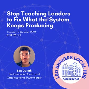 Cover Image for Amsterdam Local Hub: Stop Teaching Leaders to Fix What the System Keeps Producing