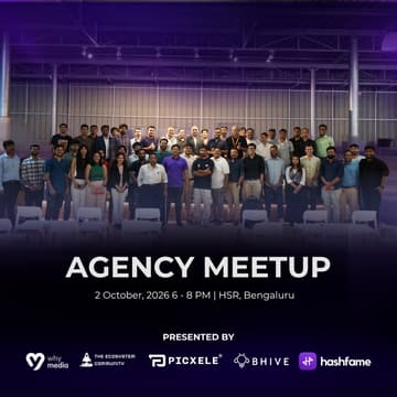 Cover Image for Agency Meetup | Bengaluru