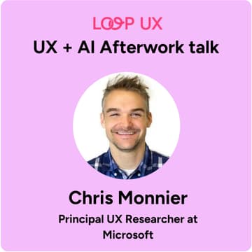 Cover Image for UX + AI Afterwork talk
