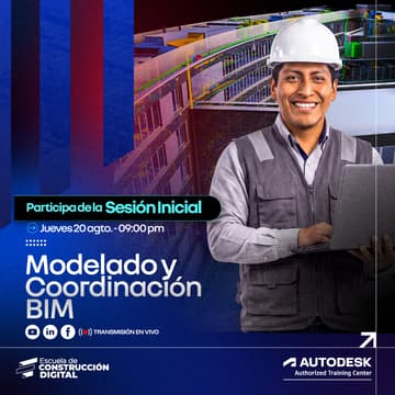 Cover Image for Modelado + Coordinación BIM - Inicio Agosto