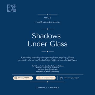Cover Image for Opus: Shadows Under Glass