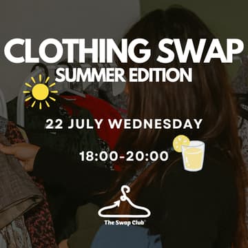 Cover Image for Clothing Swap: Summer Edition (20 spots)