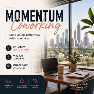 Cover Image for Momentum Coworking with Networking Only ATL