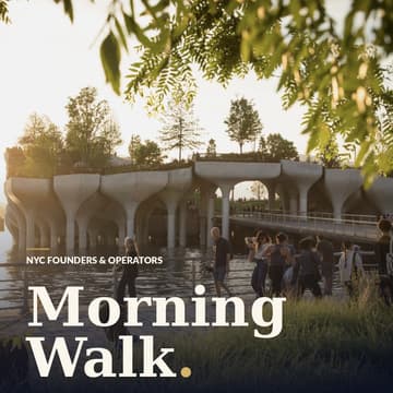 Cover Image for NYC Founders & Operators: Morning Walk