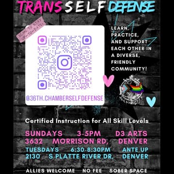 Cover Image for Trans Self Defense -36th Chamberselfdefense - No fee