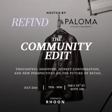 Cover Image for The Community Edit: Hosted by REFIND × Paloma