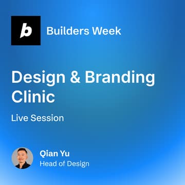 Cover Image for How to stand out: a design & branding clinic with Qian Yu
