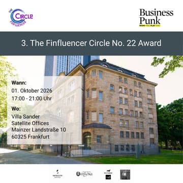 Cover Image for The Finfluencer Circle Award 2026 – Stimmen, Trends & die Zukunft der Finanzkommunikation