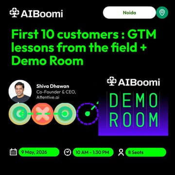 Cover Image for First 10 Customers - GTM Lessons from the Field + Demo Room