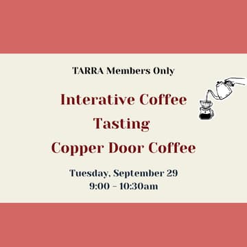 Cover Image for Member Only Interactive Coffee Tasting with Copper Door Coffee Roasters