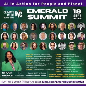 Cover Image for Wallet Max Emerald Summit: Sustainability & AI for Business