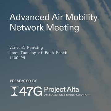 Cover Image for Advanced Air Mobility Network Meeting (Investor Event)