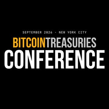 Cover Image for Bitcoin Treasuries Conference: September 2026