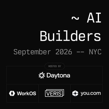Cover Image for Daytona AI Builders - NYC, September 2026