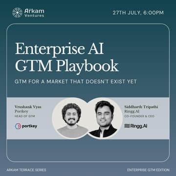 Cover Image for Enterprise AI GTM Playbook | Arkam Ventures