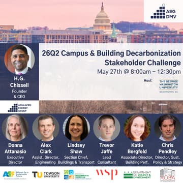 Cover Image for AEG DMV 26Q2 Stakeholder Challenge: Campus & Building Decarbonization