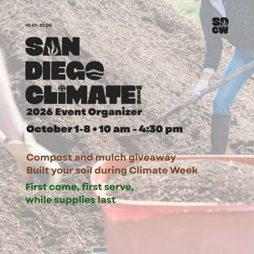 Cover Image for Mulch and Compost Giveaway, San Dieguito County Park