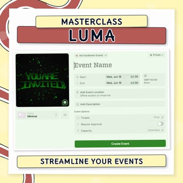 Cover Image for Luma for Facilitators and Event Hosts 🗓️