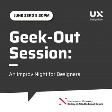 Cover Image for Geek-Out Session: An Improv Night for Designers