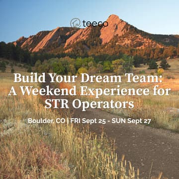 Cover Image for Teeco Presents: Build Your Dream Team - A Weekend Experience for STR Operators