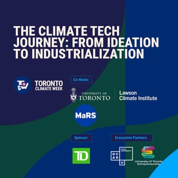 Cover Image for TOCW Flagship Event - The Climate Tech Journey: From Ideation to Industrialization