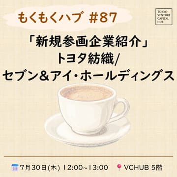 Cover Image for もくもくハブ#87 新規参画企業紹介「トヨタ紡織/セブン＆アイ・ホールディングス」