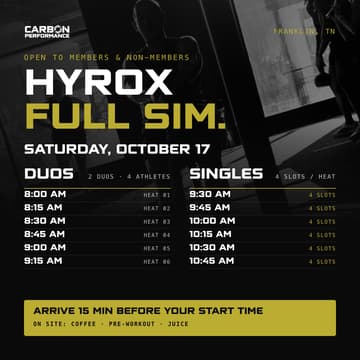 Cover Image for Hyrox Full Sim