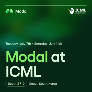 Cover Image for Meet with Modal at ICML