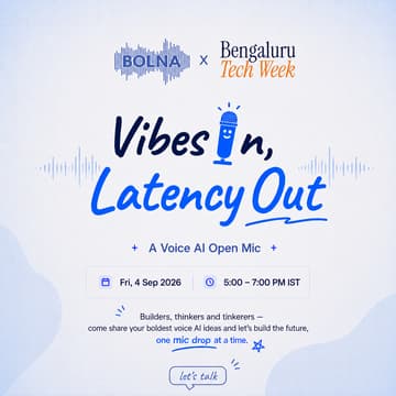 Cover Image for Vibes In, Latency Out: A Voice AI Open Mic