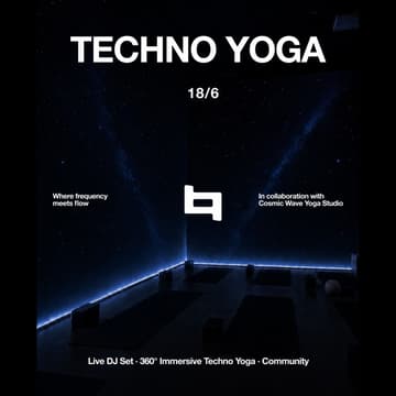 Cover Image for Immersive Techno Yoga w/ Live DJ set
