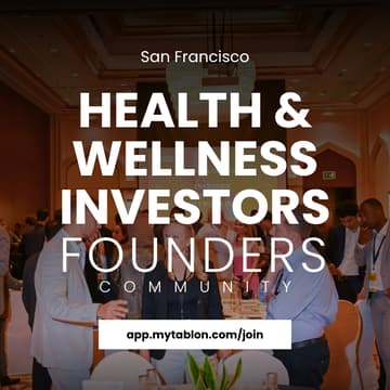 Cover Image for Join Healthcare & Wellness Community | Investors & Founders | San Francisco