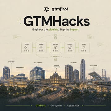 Cover Image for GTMHacks Gurugram