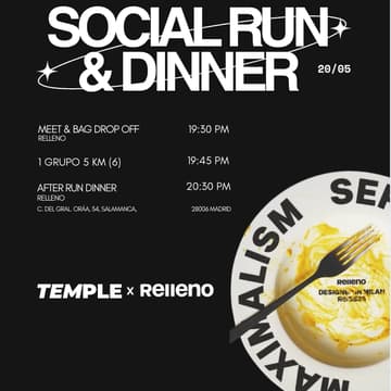 Cover Image for Social Run & Dinner