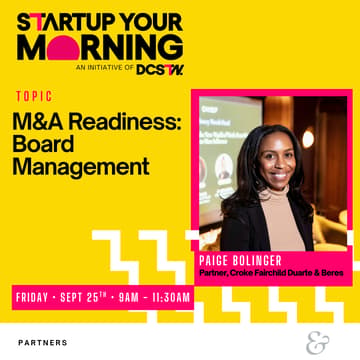 Cover Image for Start Up Your Morning: M&A Readiness - Board Management