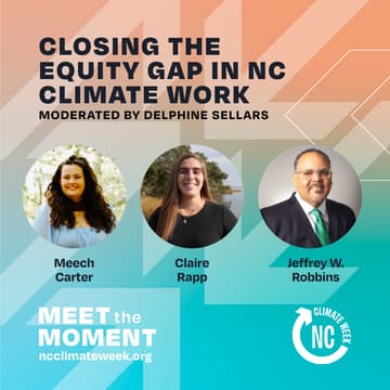 Cover Image for Closing the Equity Gap in NC Climate Work