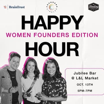 Cover Image for Happy Hour: Women Founders Edition