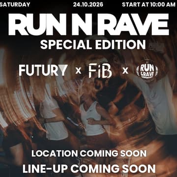 Cover Image for RUN N RAVE FRANKFURT | Futury x Frankfurt in Bewegung x Run&Rave Germany