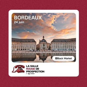 Cover Image for ☎️ La salle Rouge de prospection - Bordeaux