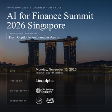 Cover Image for AI for Finance Summit 2026 Singapore