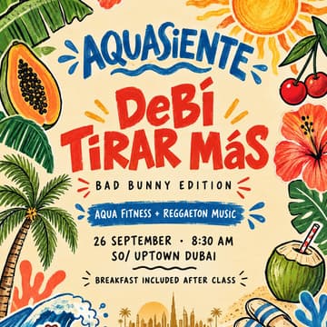 Cover Image for Aqua SIENTE - DEBÍ TIRAR MÁS 🌴🇵🇷💃🏼(Aquarobics X Reggaeton) - a Bad Bunny Special Edition
