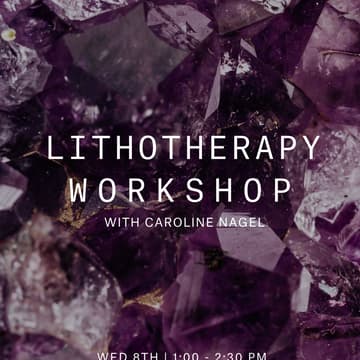 Cover Image for LITHOTHERAPY Workshop